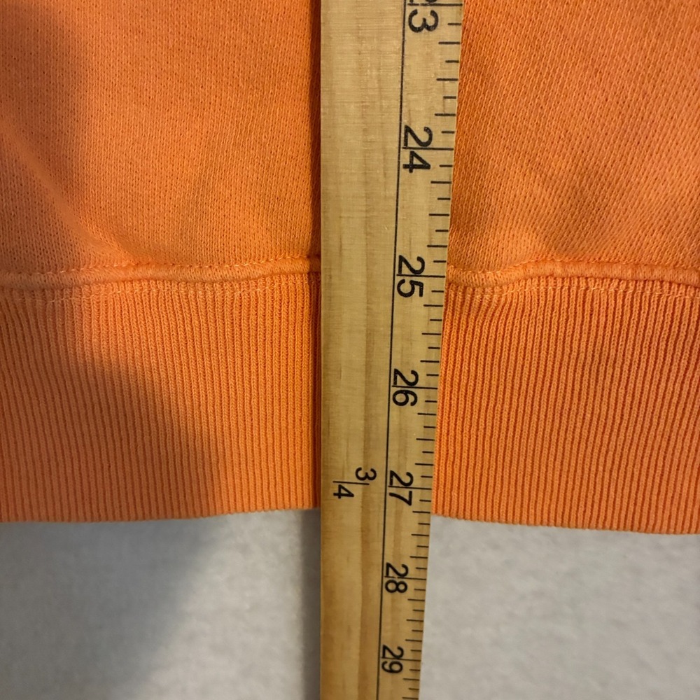 Peanuts x Marc Jacobs Franklin Sweatshirt Size S Orange Distressed Charlie RARE - Picture 12 of 13